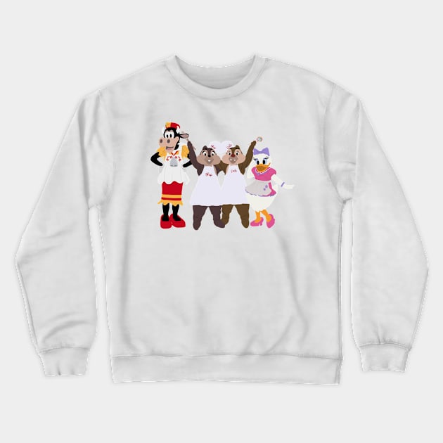 Jammin Chefs Crewneck Sweatshirt by lyndsiemark